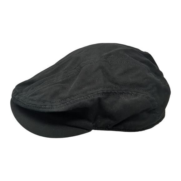 Anheuser-Busch Budweiser Flat Cap Black One Size Solid Embroidered - Picture 1 of 10
